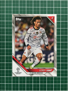 ★TOPPS 2021-22 UEFA CHAMPIONS LEAGUE #170 LEROY SANE［FC BAYERN MUNCHEN］ベースカード「BASE」★