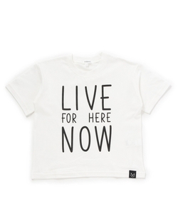 新品　3can4on　天竺ビッグシルエットロゴTシャツ　オフホワイト 13(130cm)　定価990円
