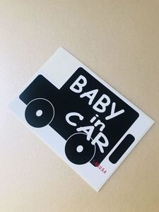 商品番号1201 ステッカー 赤ちゃん 子供 baby kids baby in car 子供乗っています usdm jdm アイランド 北米 ランクル ジムニー 四駆