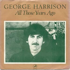 ベネルクス7 George Harrison All Those Years Ago WB17807 Warner Bros. Records, Warner Bros. Records /00080