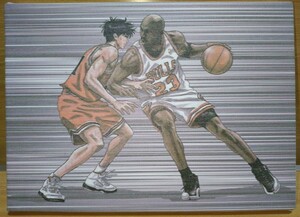 スラムダンク　キャンパスアート　SLAMDUNK　流川　ジョーダン