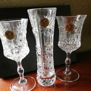 IMPERO ペアーグラスと花瓶のセット