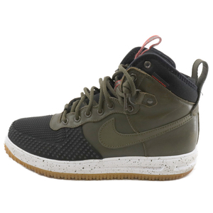 ナイキ LUNAR FORCE 1 DUCKBOOT ルナ フォース 1 ハイ ダックブーツ ハイカット スニーカー ダークロデン カーキ 805899-001 US12/30cm