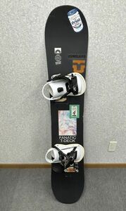 【O62-42】FANATIC SNOWBOARDS 板 バインディング 板袋 中古品