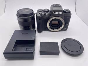 [美品・動作品] キャノン Canon EOS M5 24.2MP Mirrorless Digital Camera + EF-M 18-55mm Lens ミラーレスカメラ