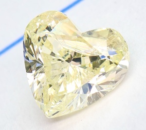 【100円～】1.018ｃｔ！天然ダイヤ VERY LIGHT YELLOW（ナチュラルカラー）I2 HS