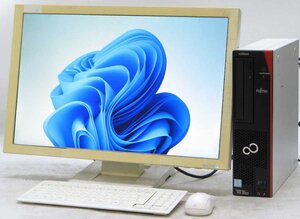 富士通 ESPRIMO D958/T FMVD37001■ 24インチ 液晶セット ■ i5-8500/SSD/Radeon R5 340/最新OS/Windows11 デスクトップ