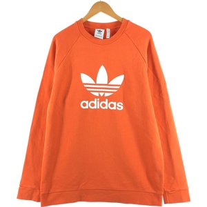 古着 アディダス adidas ORIGINALS オリジナルス プリントスウェットシャツ トレーナー メンズXL相当 /eaa462405