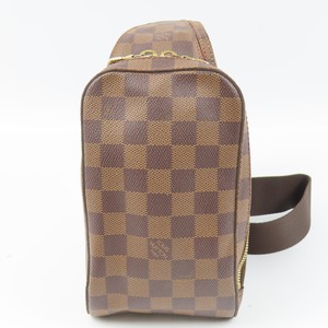 96956★1円スタート★LOUIS VUITTON ルイヴィトン 極美品 ジェロニモス ショルダーバッグ ヴィンテージ ダミエ ボディバッグ PVC エベヌ