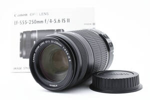 ☆良品【Canon】EF-S 55-250mm F4-5.6 IS II キャノン キヤノン 管 : 4835