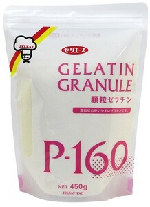 顆粒ゼラチン 450g P-160 ゼリエース 介護食 粉末ゼラチン 野洲化学工業 かりゅうゼラチン 豚由来 製菓材料