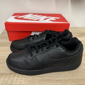 28.5cm 新品 NIKE EBERNON LOW ナイキ エバノン ロー 黒 ブラック スニーカー シューズ AQ1775-003