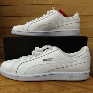 26.5cm 新品正規品 PUMA　プーマ SMASH L スマッシュ L 356722 02　メンズ　スニーカー　ホワイト　レザー