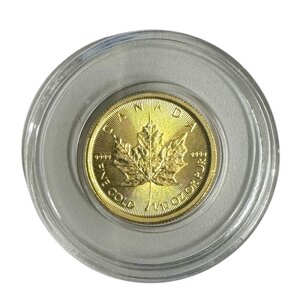 K24 純金 CANADA 2024年　メープルリーフ　純金1/10oz 3.11g ブリスターケース入り　コイン 金貨