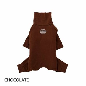 【Lサイズ】 MANDARINE BROTHERS マンダリンブラザーズ スキンタイトスーツ チョコレート ロンパース 犬服 SKIN TIGHT SUIT CHOCOLATE