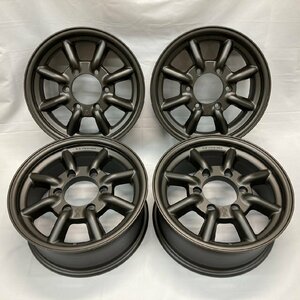 4本セット【在庫あり即納】RS Watanabe F8 TYPE 15×6.5J +35 6H-139.7 ブラック /15インチ ワタナベ アルミホイール