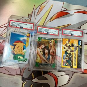 PSA 鑑定品　まとめ　サトシ&ピカチュウ メガミミロップ　リノア、セルフィ&キスティス　psa4.5.6 ポケモンカード　カードダス ポケカ