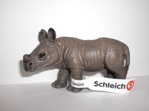 シュライヒ　Schleich　クロサイ （仔） 14395 未開封品　廃盤