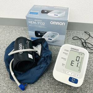 B843-H11-2330 OMRON オムロン 上腕式血圧計 HEM-7132 箱付き 通電確認済み