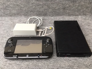 ＜送料込＞欠品あり　任天堂 WiiU 本体 セット 32GB ブラック 黒 ニンテンドー　/Wii U スポーツリゾート付き　ジャンク