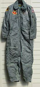 希少オリジナルフルパッチ米空軍戦闘機パイロットUSAF ALBERT TUNER COVERALL,FLYING,MENS, TYPE CWU1/P MEDIUM REGULAR☆