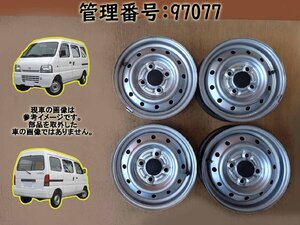 H17 エブリィ DA62V スチールホイール4本