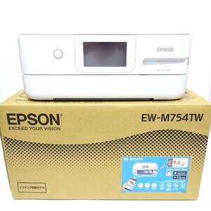 EPSON EW-M754TW 複合機 ホームプリンター 2023年製 動作未確認 ジャンク品 120サイズ発送 KK-2948596-241-mrrz