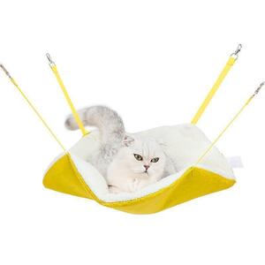 Felt Cat Cave Yellow　ハンモック　ペットベッド　イエロー