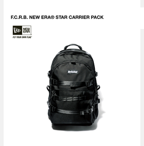 【美中古】黒 / 15aw F.C.Real Bristol NEW ERA STAR CARRIER PACK / FCRB F.C.R.B. TOUR BACKPACK バックパック bag リュック back バッグ