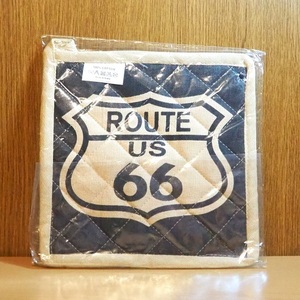 ルート66　Route66　鍋つかみ　鍋敷き　アメリカン　キッチン　アメリカ雑貨　未開封