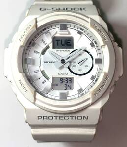 ★G-SHOCK Gショック RESIST PROTECTION GA-150 ホワイト 白 　電池交換済み