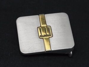 dunhill ダンヒル ロゴモチーフ ベルトバックル ベルト用金具 メンズ シルバー系×ゴールド系 DD7506