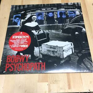 美盤 美品 希少 シール帯 フィルムあり 1982年 美ジャケ BOOWY ボウイ 氷室京介 布袋寅泰 PSYCHOPATH サイコパス LP レコード アルバム