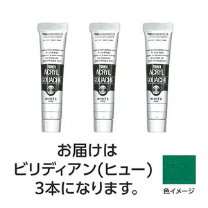 【3本×5セット】 ターナー色彩 アクリルガッシュ 20ml 47ビリディアン(ヒュー) TURNER108452X5 /l