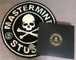 ★送料込★希少★ mastermind JAPAN STUSSY G1950 限定 コラボ ラグマット サークルロゴ マスターマインド ギャラリー 正規品 タグ付未使用