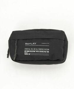 「REPLAY」 ウエストバッグ FREE ブラック メンズ