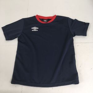 送料無料★UMBRO アンブロ★半袖Tシャツ　トップス★140 キッズ　子供　ジュニア★ネイビー#60805sj44