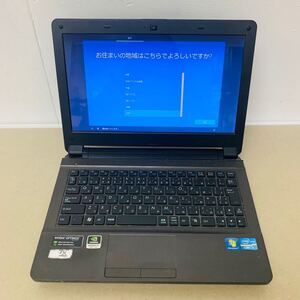 初期化済み　G-Tune W110ER i7 3610QM 16GB SSD256GB GeForce GT 650M 　充電器付属　C1508 　　80サイズ発送