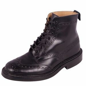 美品 トリッカーズ Trickers ブーツ ショートブーツ カントリーブーツ STOW ストウ カーフレザー シューズ 靴 UK6.5 cf02dd-rm04c14591