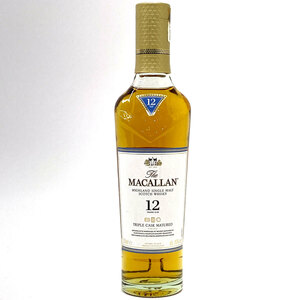 【The MACALLAN 12/マッカラン12年 トリプルカスク】ハイランド シングルモルト スコッチウイスキー 350ml 40％ ハーフボトル/未開栓