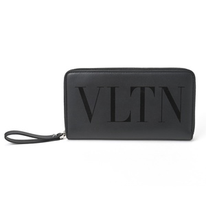 ヴァレンティノ　VLTN カーフレザー ウォレット / ラウンド ジップ ファスナー　1Y2P0570VNA_0NO　レザー　【中古】S-155893　新入荷