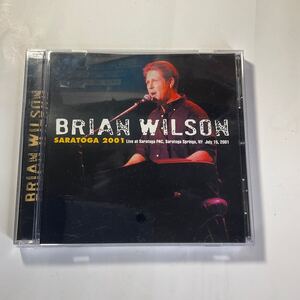 ブライアンウィルソン saratoga 2001 ライブ盤　Brian Wilson