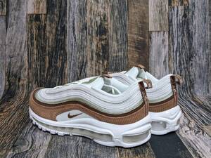 最後 24cm NIKE AIR MAX 97 SE 検 ナイキ エアマックス 本革 タン/キャメル/ライトブラウン/モカ/ホワイト/白 90 95 98 US7