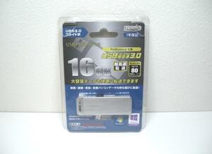 【即決・送料無料】ＵＳＢ 3.0 メモリ １６ＧＢ スライド式 ＨＩＤＩＳＣ ハイディスク HDUF101S16G3 キャップレス【新品・未開封】