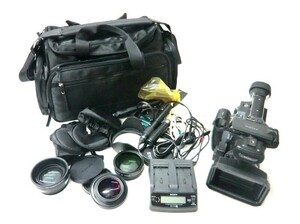 1000円スタート ビデオカメラ SONY ソニー HVR-Z1J HDV 業務用 2008年製 通電動作未確認 ケース/レンズ 付属品有り 7 PP4026
