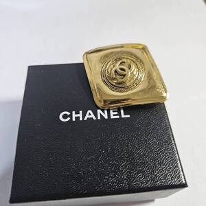 CHANEL　シャネル　コメ有り　ひし形　ココマーク　ブローチ　8446