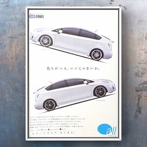 当時物 Enkei × Toyota Prius 広告 /カタログ 30プリウス プリウス 30系 30後期 18インチ 19インチ エンケイ G