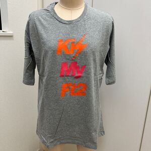 Kis-My-Ft2 Tシャツ 半袖 グレー フリーサイズ