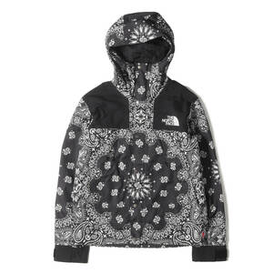 Supreme シュプリーム ジャケット サイズ:S THE NORTH FACE バンダナ柄 マウンテンパーカー Bandana Mountain Parka ブラック