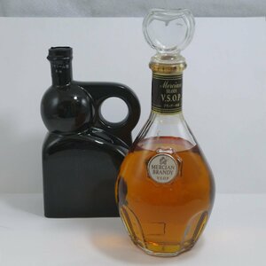 未開栓・保管品 2本セット Mercian VSOP ブランデー特級 720ml 43% 三楽オーシャン シルバーキュラソー リキュール類 640ml 26度 約916g